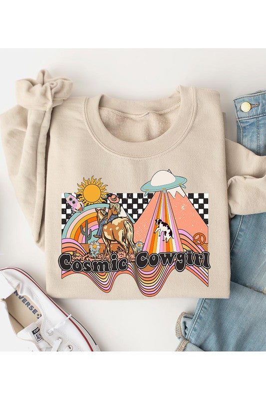 Cosmic Cowgirl Fleece Sweatshirt