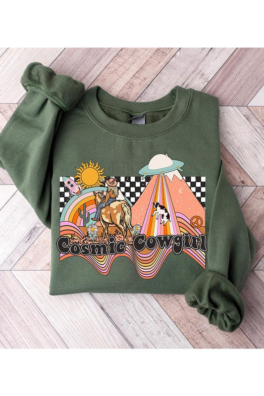 Cosmic Cowgirl Fleece Sweatshirt