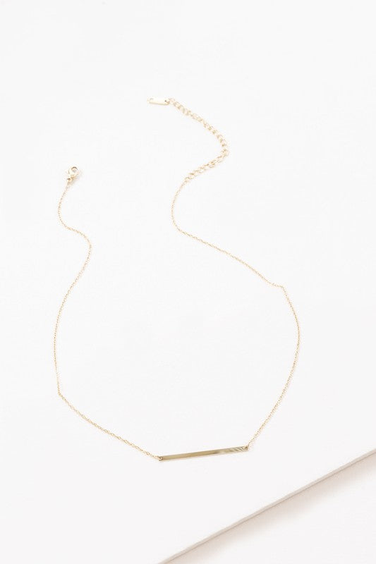 Minimalist Bar Necklace