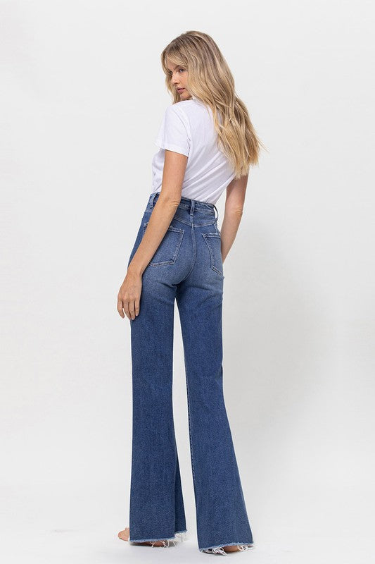 90s Nostalgia Super High Rise Relaxed Flare Jeans
