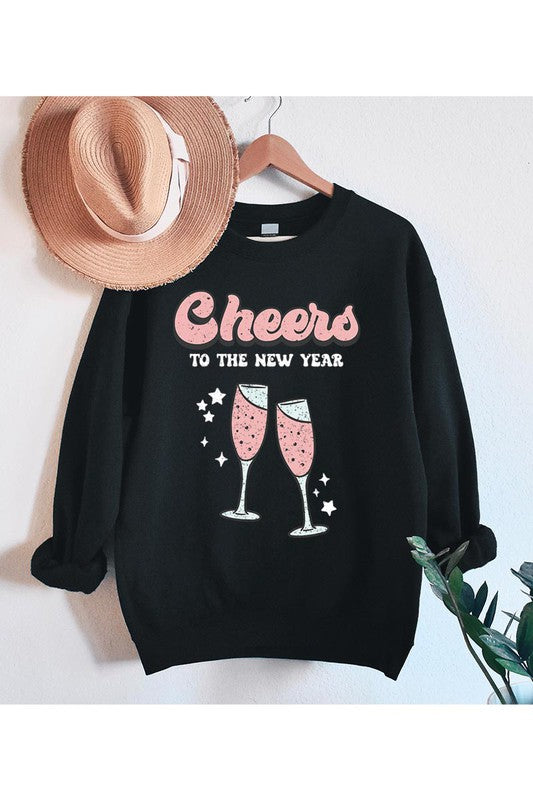 Cheers to the New Year with our Unisex Fleece Sweatshirt