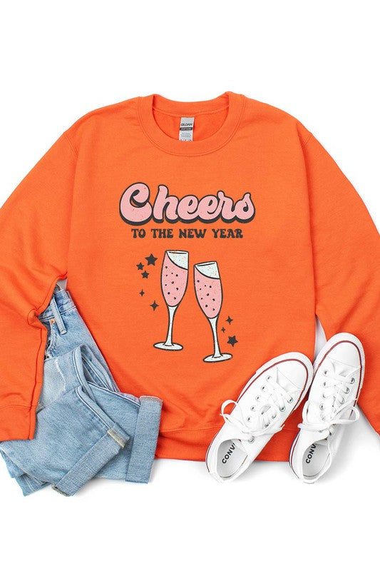 Cheers to the New Year with our Unisex Fleece Sweatshirt