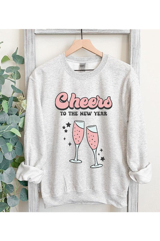 Cheers to the New Year with our Unisex Fleece Sweatshirt