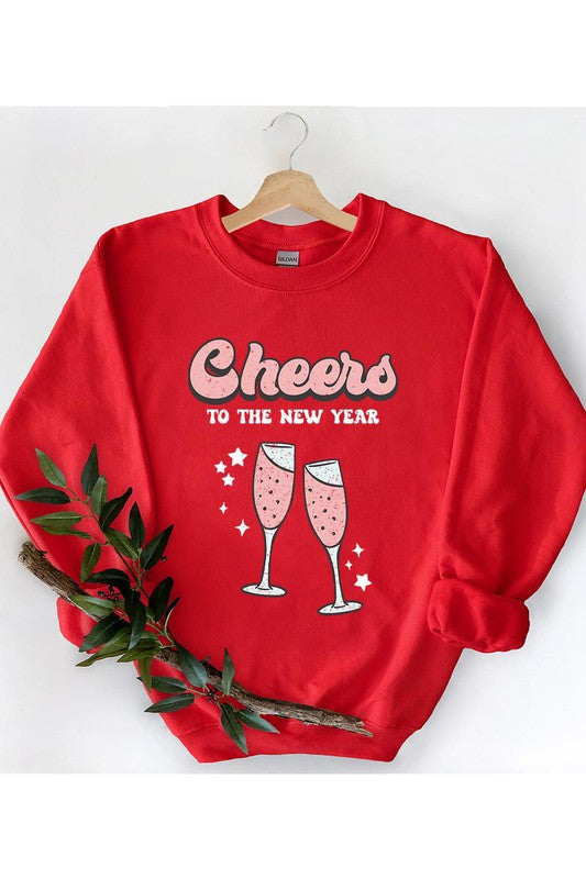 Cheers to the New Year with our Unisex Fleece Sweatshirt