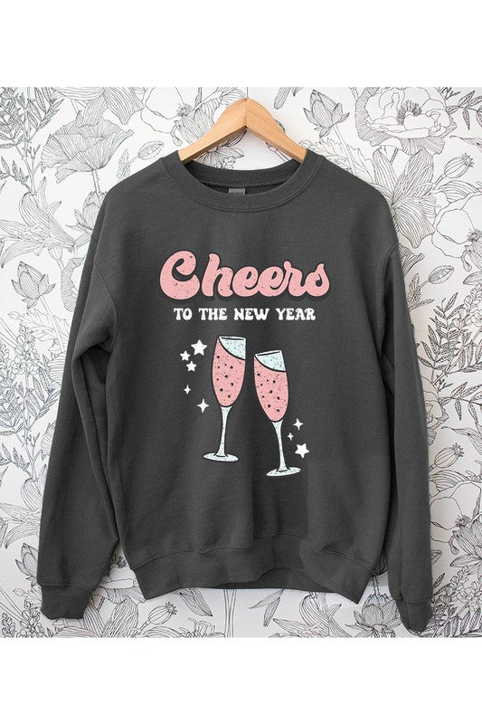 Cheers to the New Year with our Unisex Fleece Sweatshirt