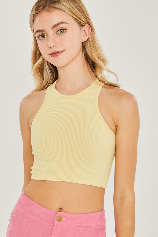Cropped Seamless Tank Top