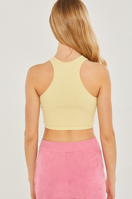 Cropped Seamless Tank Top