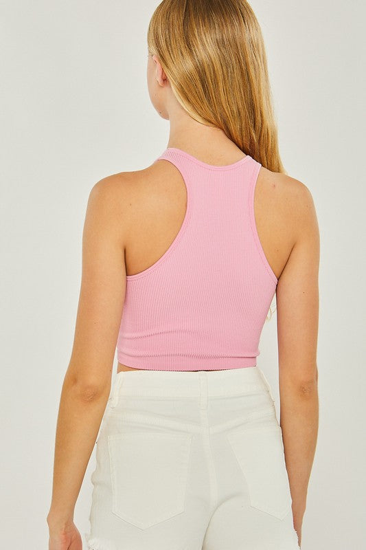 Cropped Seamless Tank Top