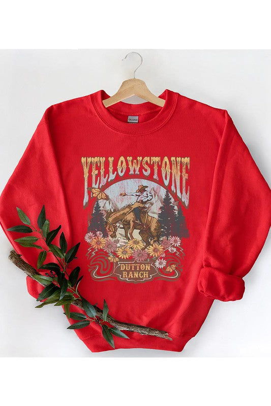 Yellowstone and Dutton Ranch Fleece Sweatshirt
