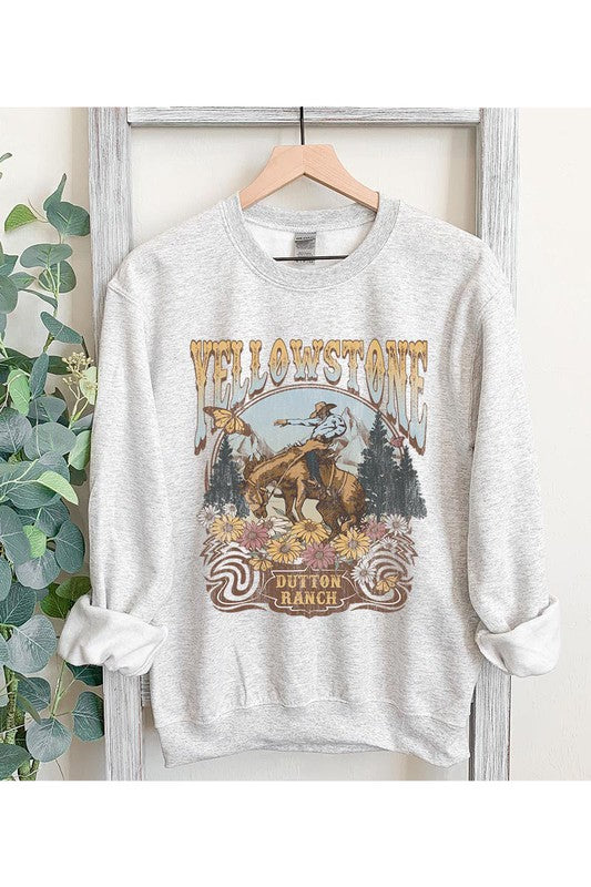 Yellowstone and Dutton Ranch Fleece Sweatshirt