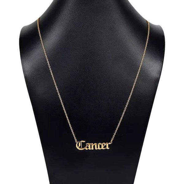 Zodiac Sign Necklace