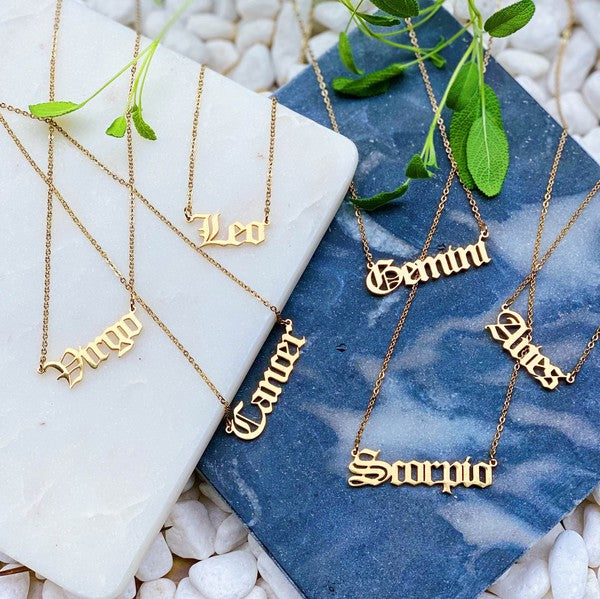 Zodiac Sign Necklace