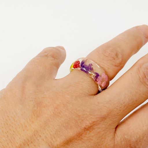 Preserved Floral Ring