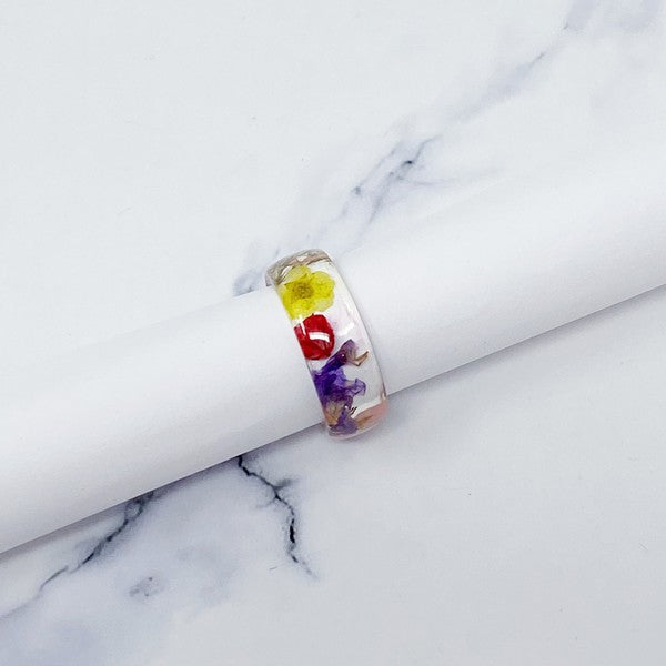 Preserved Floral Ring