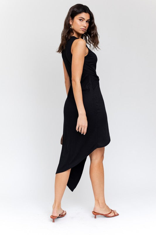 Wrap Midi Dress