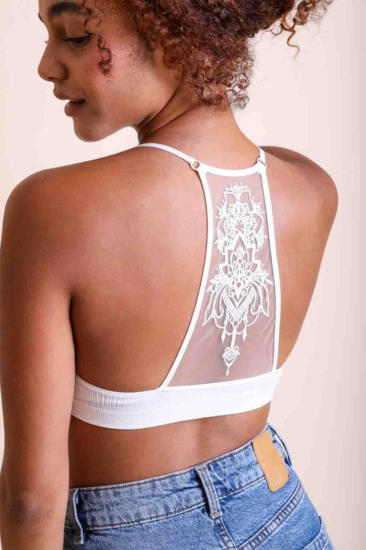 Mesh Tattoo Bralette