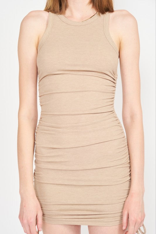 Ruched Mini Dress