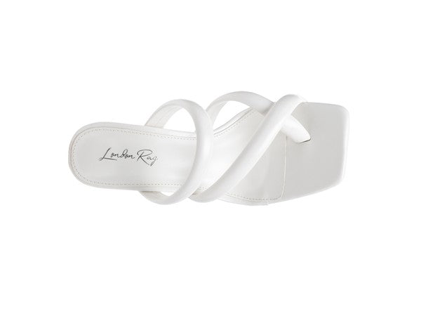 2000's Clear Heel Slides