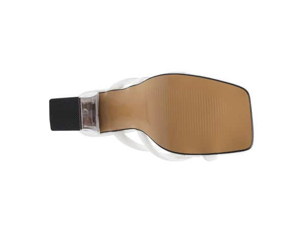 2000's Clear Heel Slides
