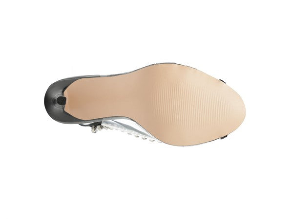 Camarine Clear Stiletto Sling-backs