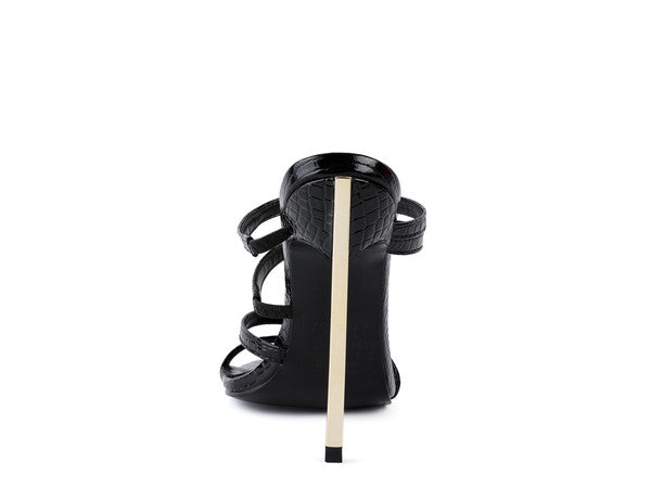 Metallic Allure Stilettos