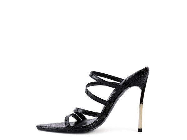 Metallic Allure Stilettos