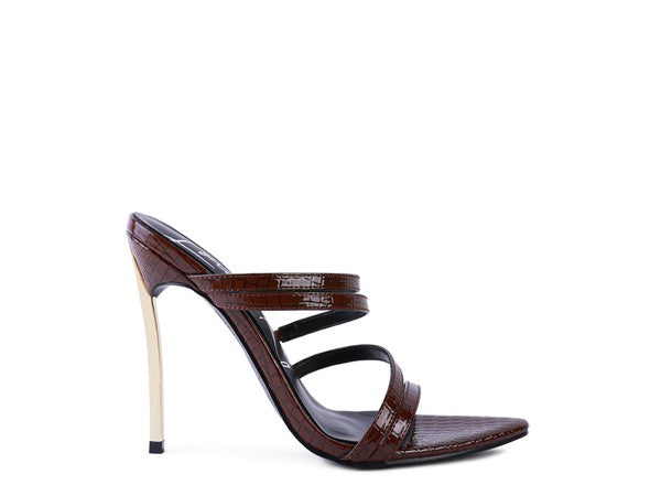 Metallic Allure Stilettos