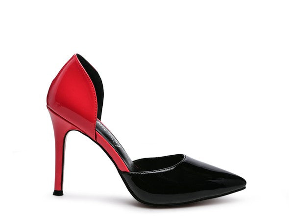 Color Block Stiletto Heels
