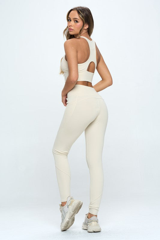 Cut-Out Detail Activewear Set