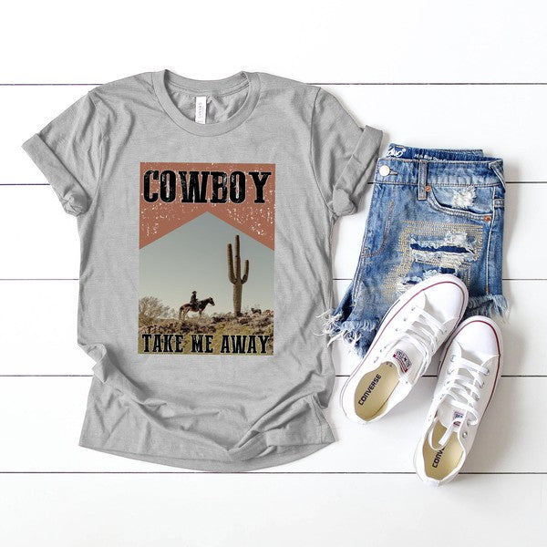 Cowboy Take Me Away Desert Tee