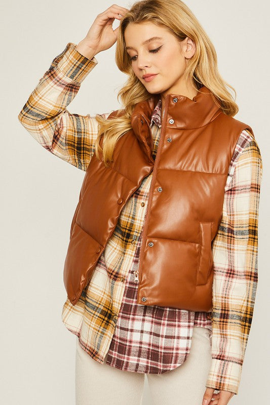 Effortlessly Stylish Padded Vest