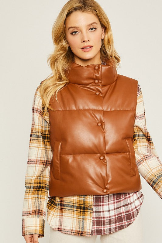 Effortlessly Stylish Padded Vest