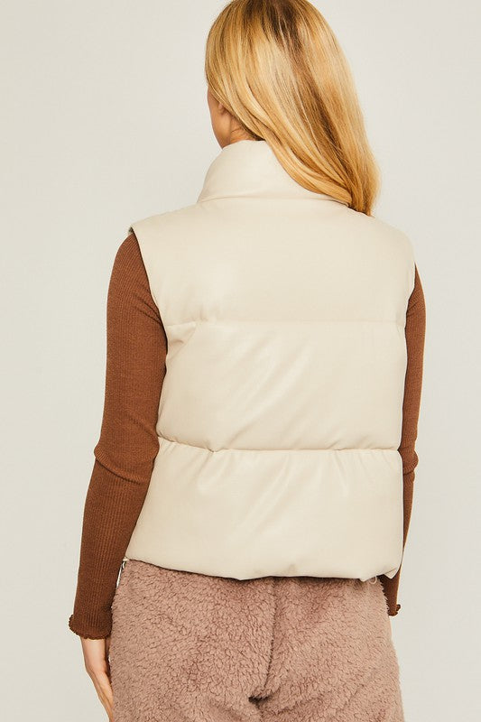 Effortlessly Stylish Padded Vest