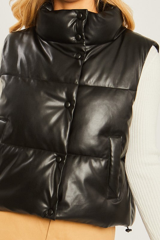 Effortlessly Stylish Padded Vest