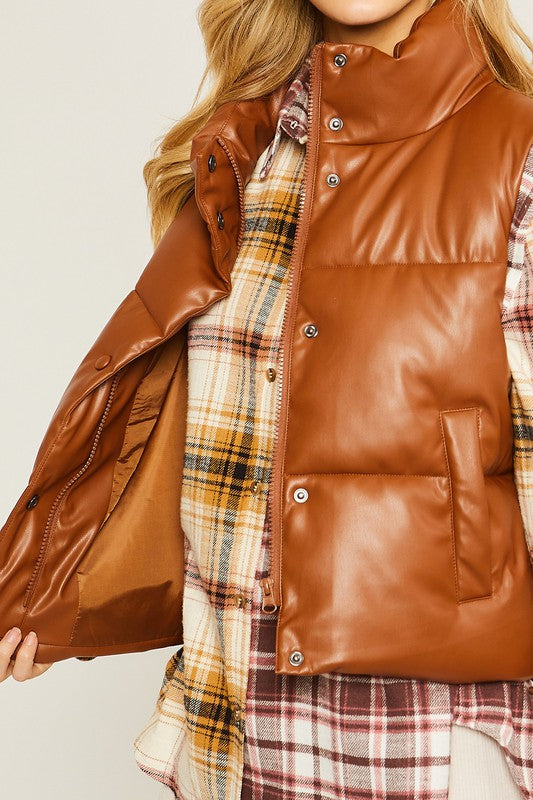 Effortlessly Stylish Padded Vest