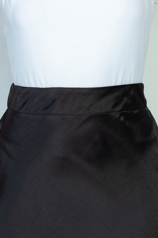 Elegant Comfort Midi Skirt