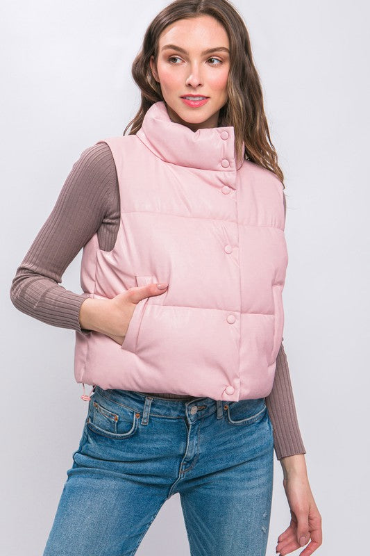 Effortlessly Stylish Padded Vest