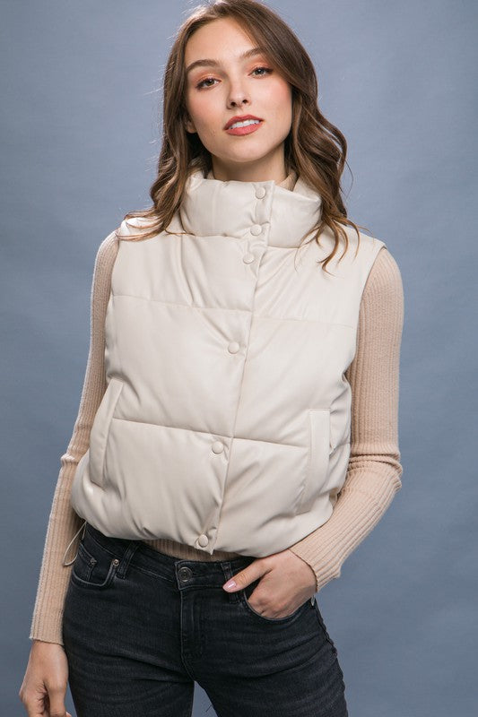 Effortlessly Stylish Padded Vest
