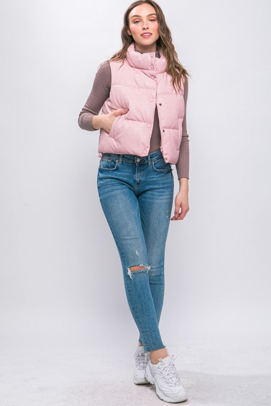 Effortlessly Stylish Padded Vest