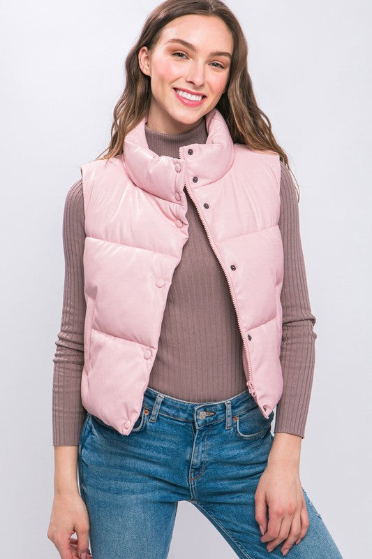 Effortlessly Stylish Padded Vest