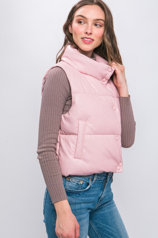 Effortlessly Stylish Padded Vest