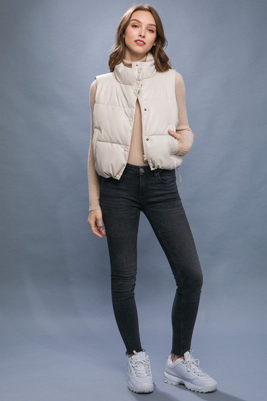 Effortlessly Stylish Padded Vest