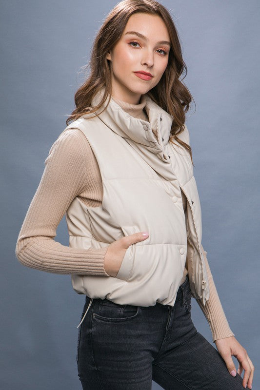 Effortlessly Stylish Padded Vest