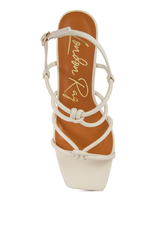 Knotted Strappy Sandal