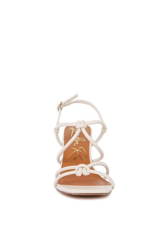 Knotted Strappy Sandal