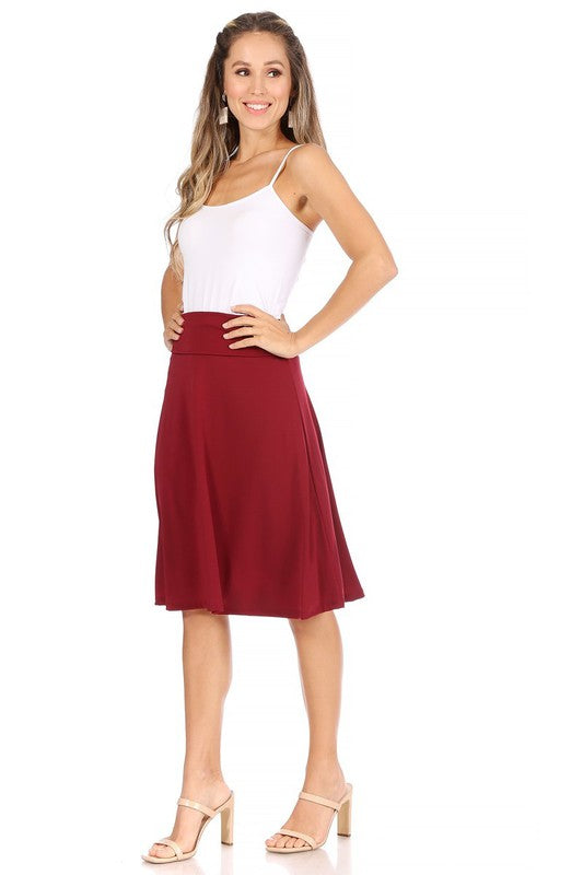 A-Line Pull-On Skirt