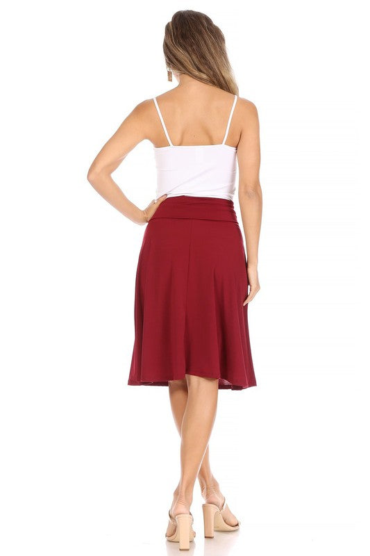 A-Line Pull-On Skirt