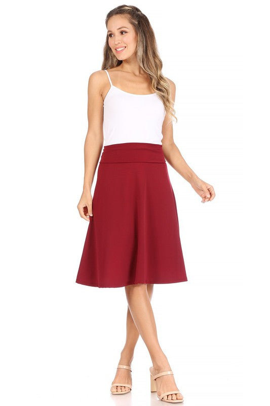 A-Line Pull-On Skirt