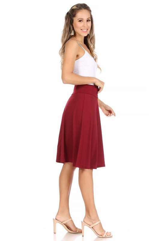 A-Line Pull-On Skirt