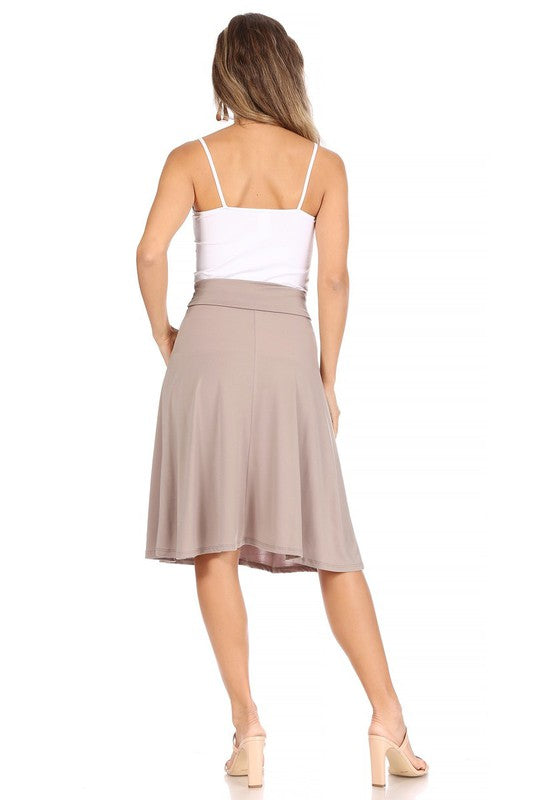 A-Line Pull-On Skirt